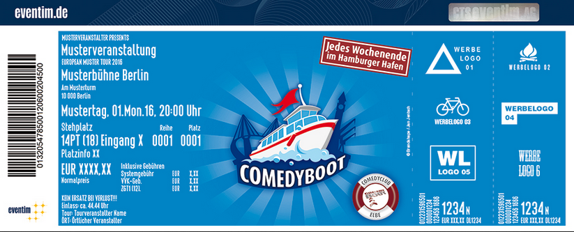 Comedy Boot Hamburg - Tickets für den JGA buchen